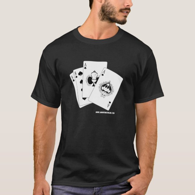 Ess och Eights Deadmans Hand T Shirt (Framsida)
