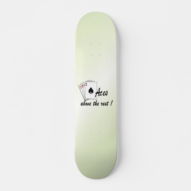 Ess över den återstående Grönten Mini Skateboard Bräda 18,5 Cm (Framsida)