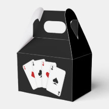 Ess som spelar upp kortpoker party-förmånslåda