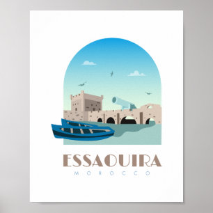 Essaouira city morocco Skyline Poster