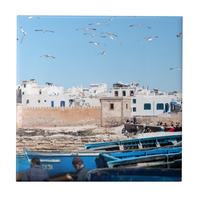 Essaouira - Marocko Kakelplatta (Framsidan)