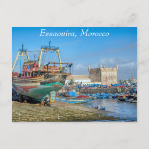 Essaouira Marockos Fraktaser Vykort