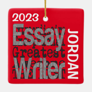 Essay Writer Extraordinaire-ANPASSNINGSBAR Julgransprydnad Keramik