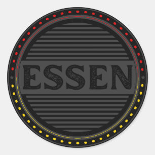 Essen City Pride Emblem – Tysk identitet Runt Klistermärke