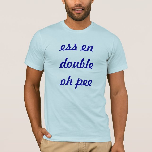 essen-dubbla oh kissar t shirt (Framsida)