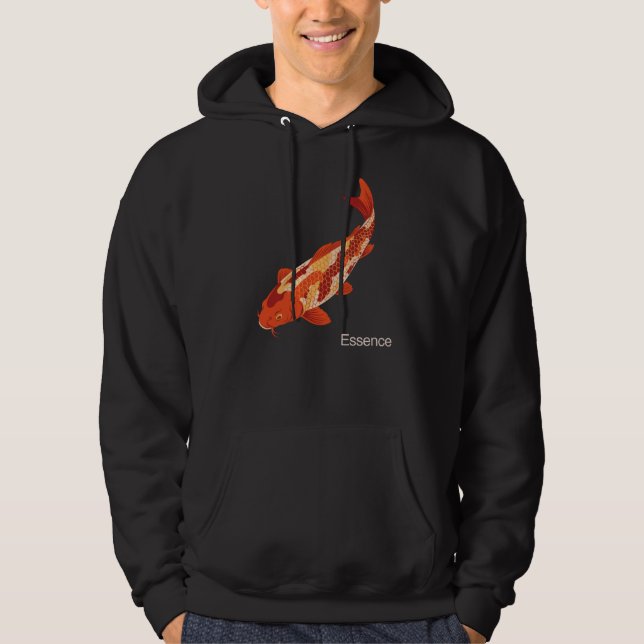 Essence – Koi Symbol of Growth and Inner Strength Hoodie (Framsida)