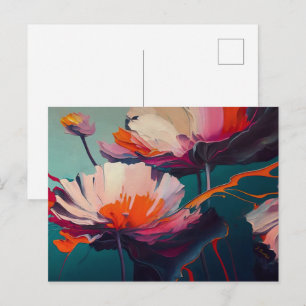 Essence Of The Garden III – Lysande blomrörelse Vykort