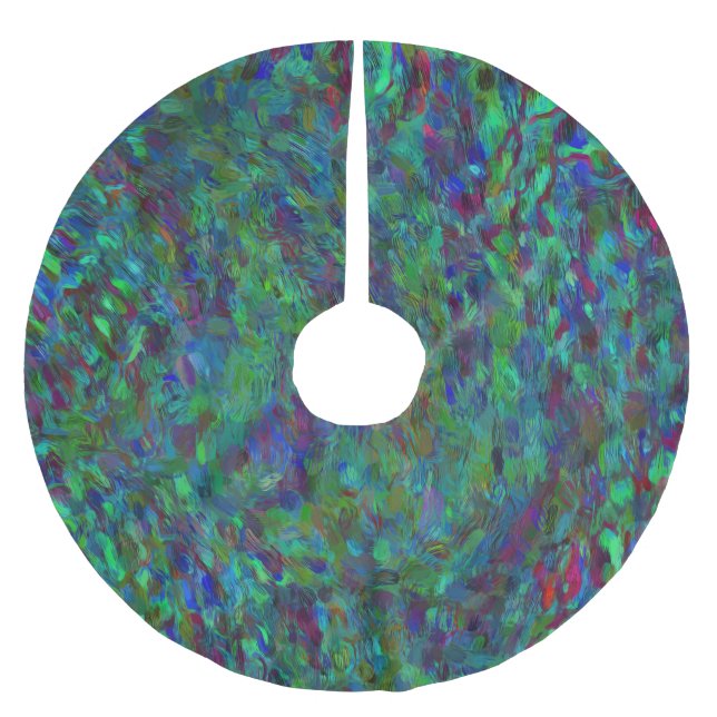 Essens av ett husdjur julgransmatta borstad polyester (Framsidan)