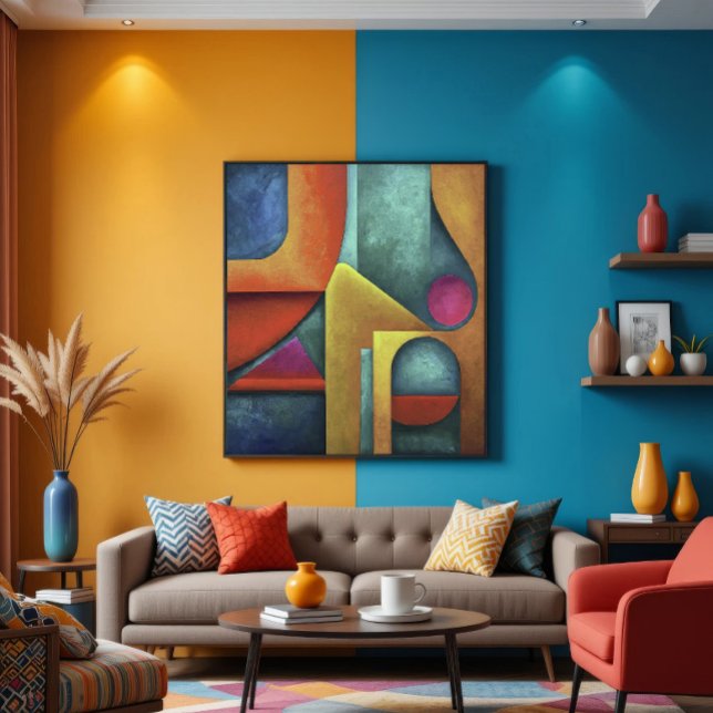 Essens geometri canvastryck (Skapare uppladdad)