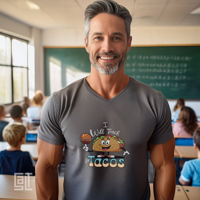 Essential Gym Physical PE I will Teach for Tacos T Shirt (Skapare uppladdad)