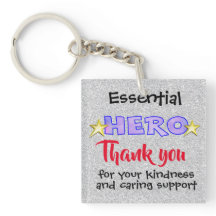 Essential Hero Tack-nyckelkedja