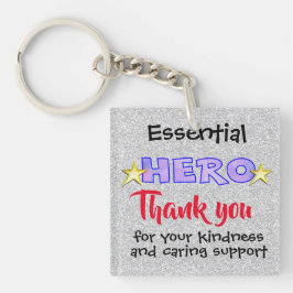 Essential Hero Tack-nyckelkedja