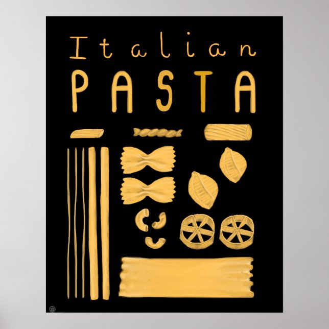 Essential Italien Poster - Italiensk pastafil (Framsidan)