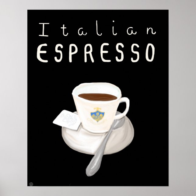 Essential Italien Poster - Italienska Espresso (Framsidan)