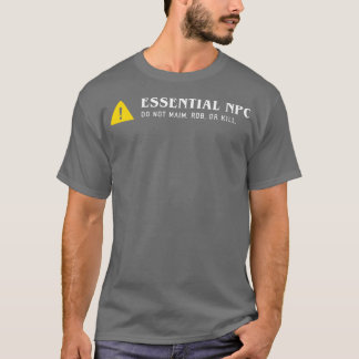 Essential NPC Funny RPG T Shirt