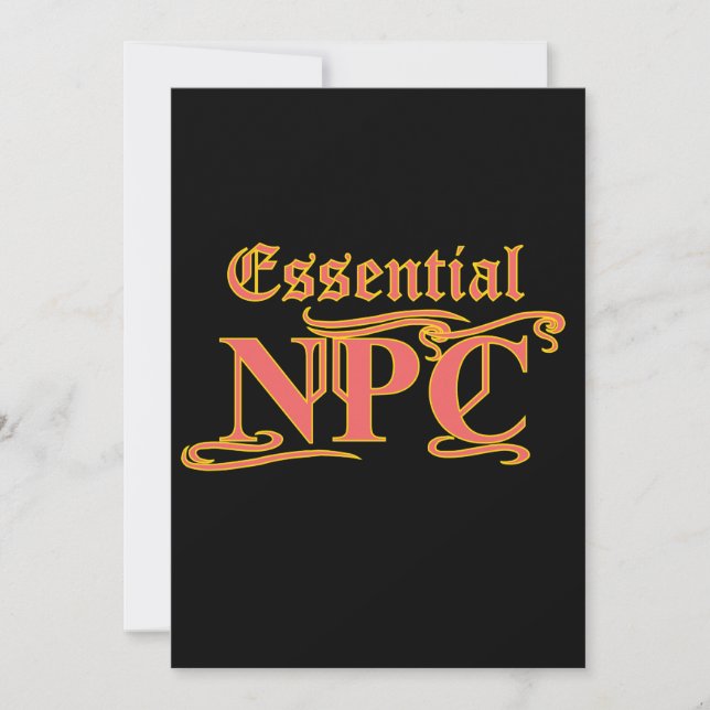 Essential NPC Maim inte Rob eller Döda Funny RPG (Framsida)
