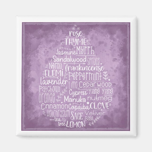 Essential Oil Drop Magnet (Framsidan)