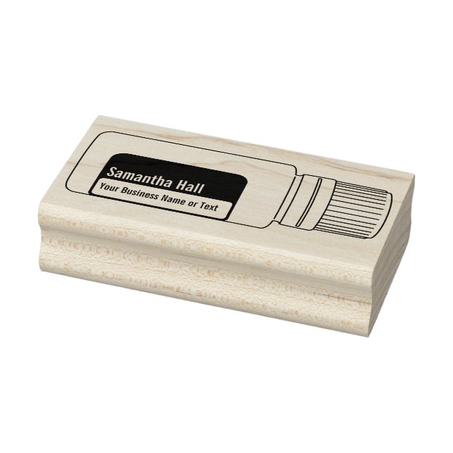 Essential Oil Flaska Business Rubber Art Frimärke Stämpel (Stämpel)