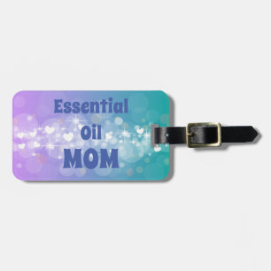 Essential Oil Mamma med Anpassningsbar Text Bagagebricka
