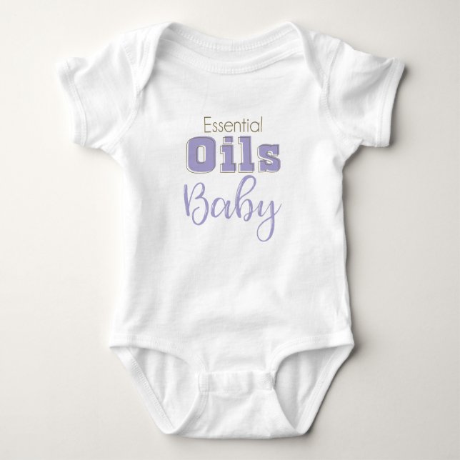 Essential Oils Baby T Shirt (Framsida)