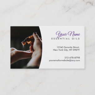 Essential Oils Slogans-Affärskort Visitkort