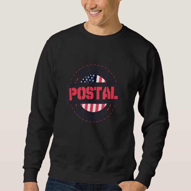 Essential Postal Worker, Brev och Mail Carrier Lång Ärmad Tröja (Framsida)