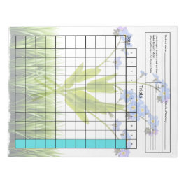 Essential SpEd Verktyg: Blank Data Lakan (försök) Anteckningsblock