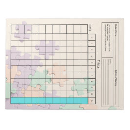 Essential SpEd Verktyg: Blank Data Lakan (försök) Anteckningsblock