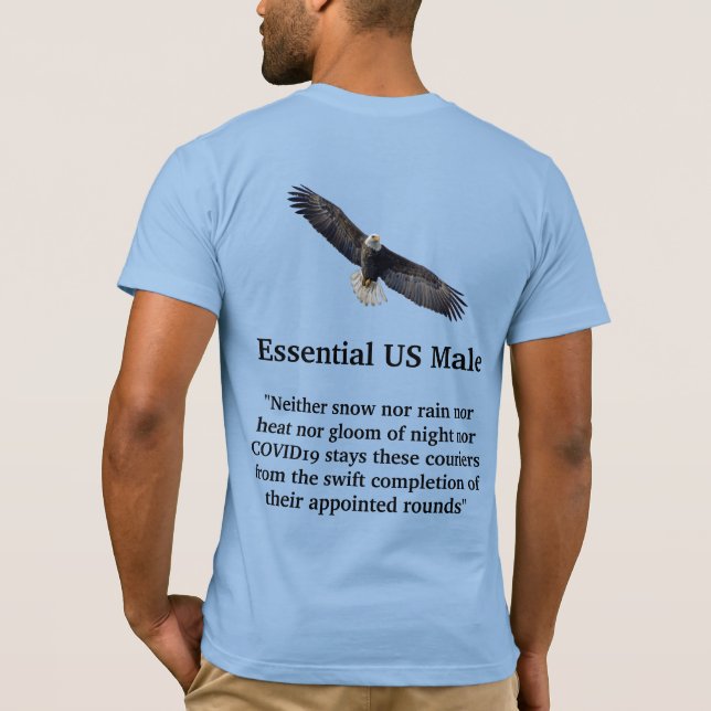 Essential US Male T-Shirt (Baksida)