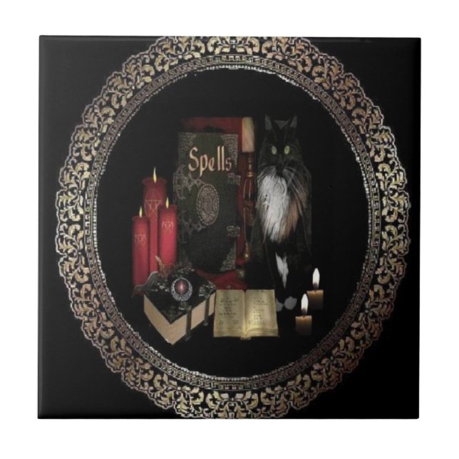 Essentials av den Wiccan handeln belägger med Kakelplatta (Framsidan)