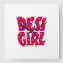 Essentials Bollywood Inspired Gifts Fyrkantig Klocka