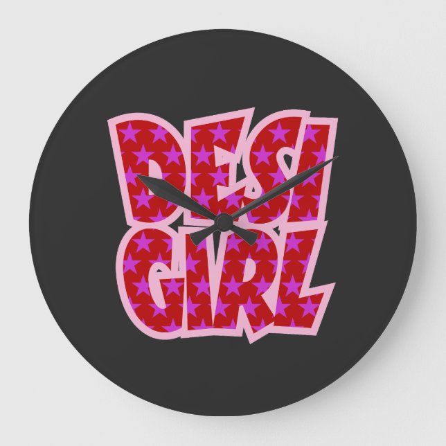 Essentials Bollywood Inspired Gifts Stor Klocka (Framsida)