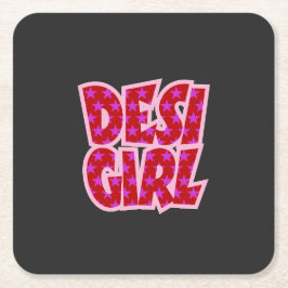 Essentials Bollywood Inspired Gifts Underlägg Papper Kvadrat