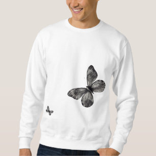 Essentials of Leisure w/ Butterfly Print Lång Ärmad Tröja