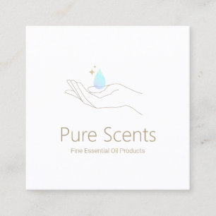 Essentiell Oils Fragrance Aromaterapi Fyrkantigt Visitkort