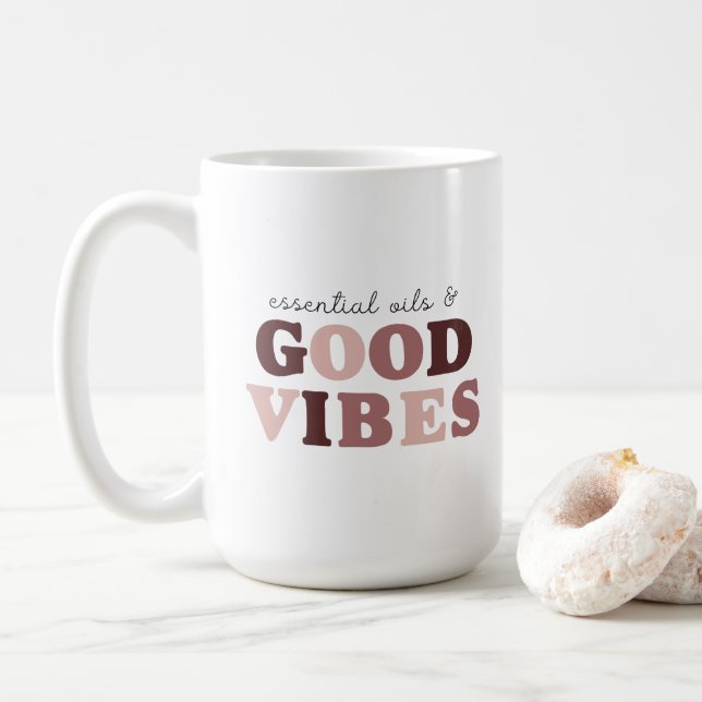 Essentiell Oils & Good Vibes Coffee Mugg (Med munk)