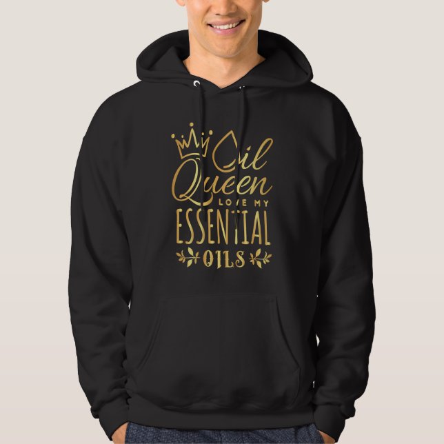 Essentiell olja   Oljedrottning Diffusor Aroma Kvi Hoodie (Framsida)