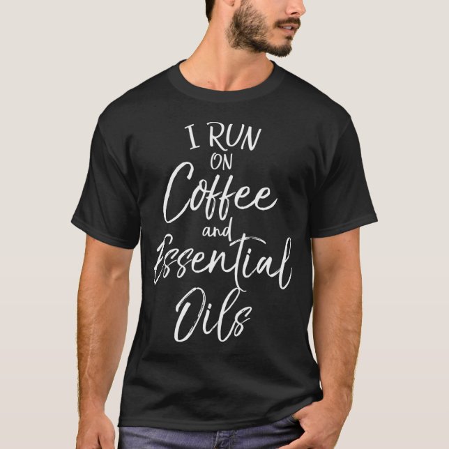 Essentiella oljor citerade i Springa på kaffe och  T Shirt (Framsida)