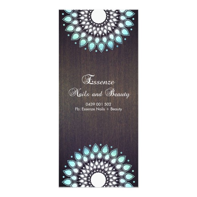 Essenze Nagel och Beauty Reklamkort (Framsidan)