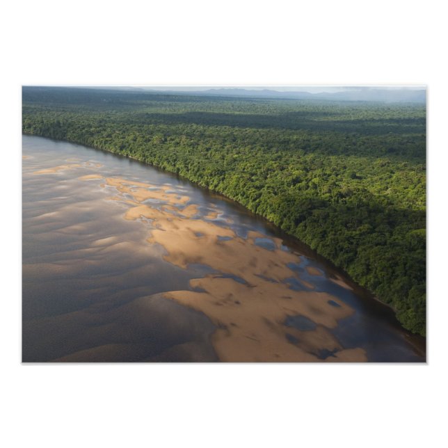 Essequibo River, den längsta floden i Guyana och 2 Fototryck (Framsidan)