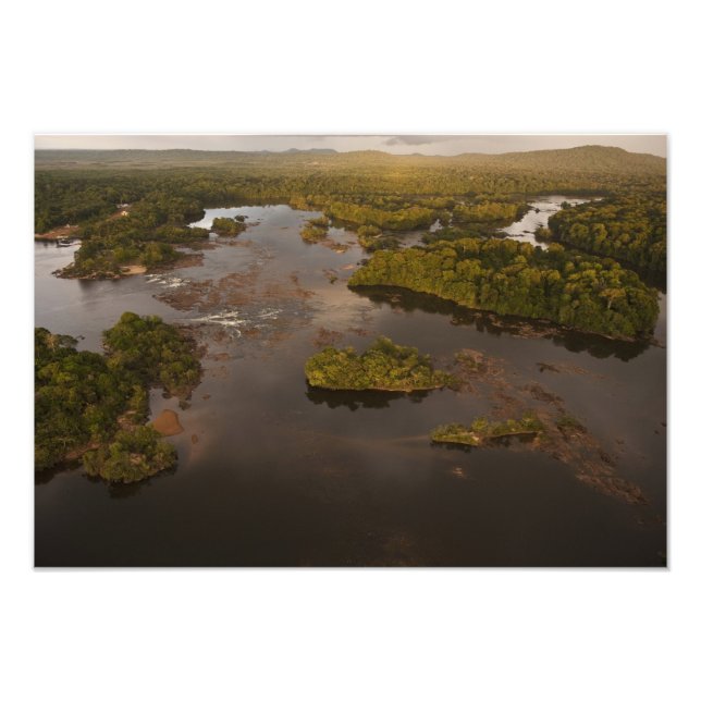 Essequibo River, den längsta floden i Guyana och 4 Fototryck (Framsidan)