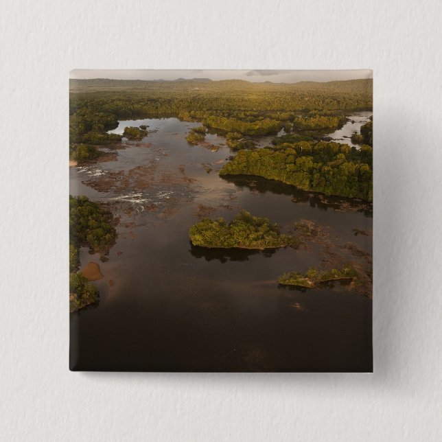 Essequibofloden, Guyanas längsta flod, och 4 Knapp (Framsida)