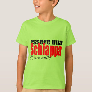 Essere una Schiappa être nulle en français Boy Tee