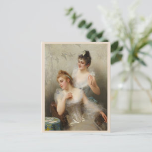 Esset av Vittorio Matteo Corcos Vykort