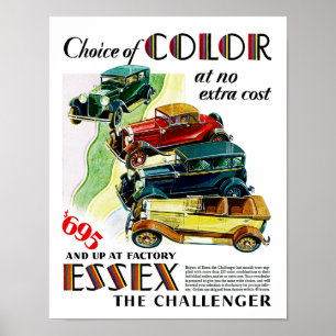 Essex, Challenger Automobile Poster