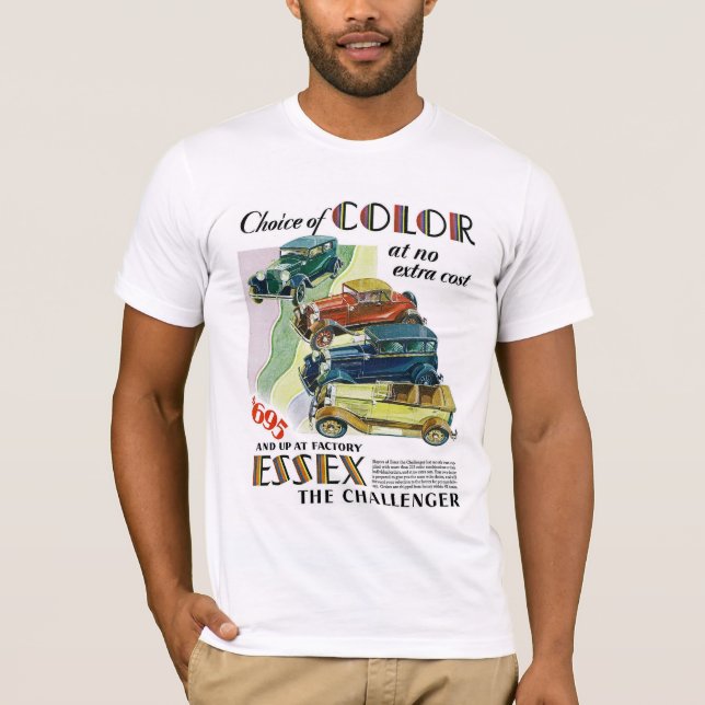 Essex, Challenger Automobile Tee (Framsida)