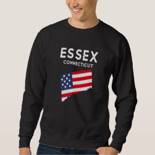 Essex Connecticut USA Stat Amerika Resa Anslut Lång Ärmad Tröja