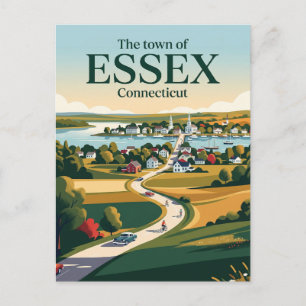 Essex Connecticut Vykort