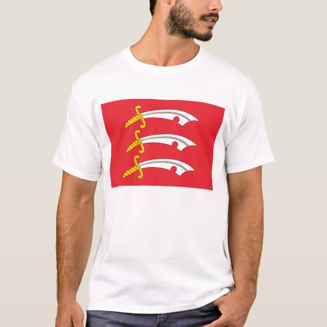 Essex flagga t-shirt (Framsida)