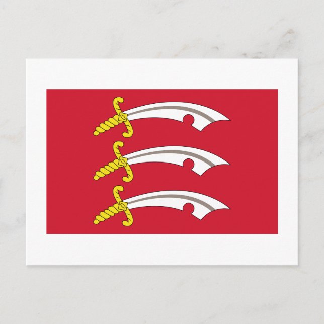 Essex Flagga Vykort (Framsida)